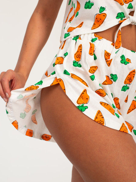 Костюм женский кулирка с шортами Костюм женский кулирка с шортами